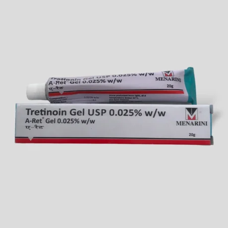 Tretinoin gel 0.025%,A-ret, Menarini, 20g